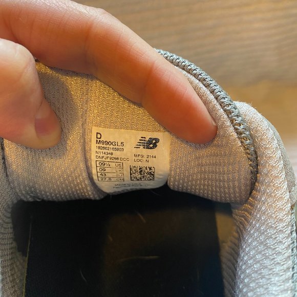 Mens New Balance 990v5 9.5 - Picture 4 of 8